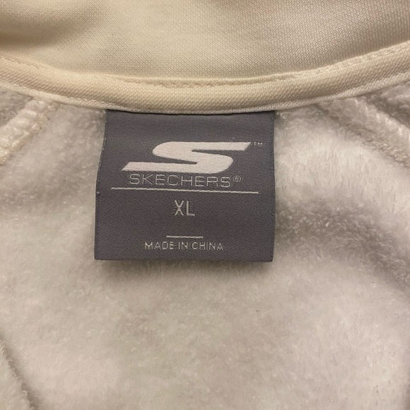 Skechers XL Women’s Full Zip Scuba CREAM NWOT - Picture 5 of 11